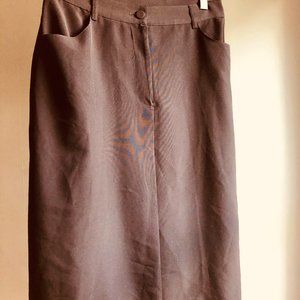 Agnes B vintage high waisted jean-style skirt